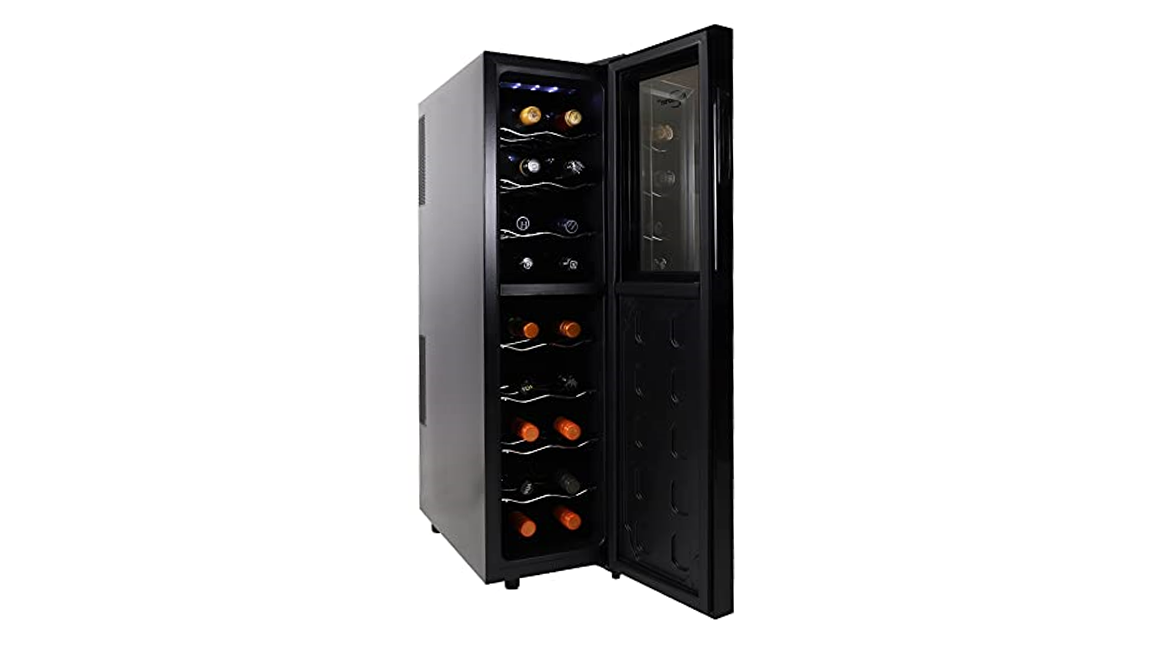 Koolatron Urban Series 18 Bottle Slim Dual Zone Wine Cooler